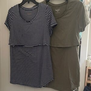 Set of 2 Maternity/Nursing Tops
